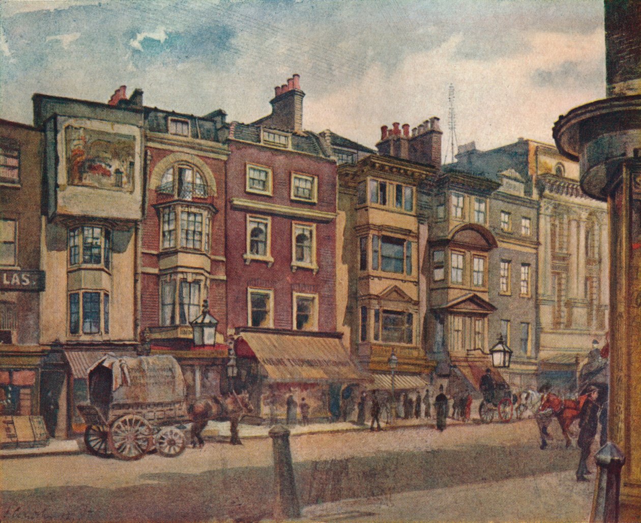 Nr 412-418 Strand, Westminster, Londyn, 1887 1926 autorstwa John Crowther
