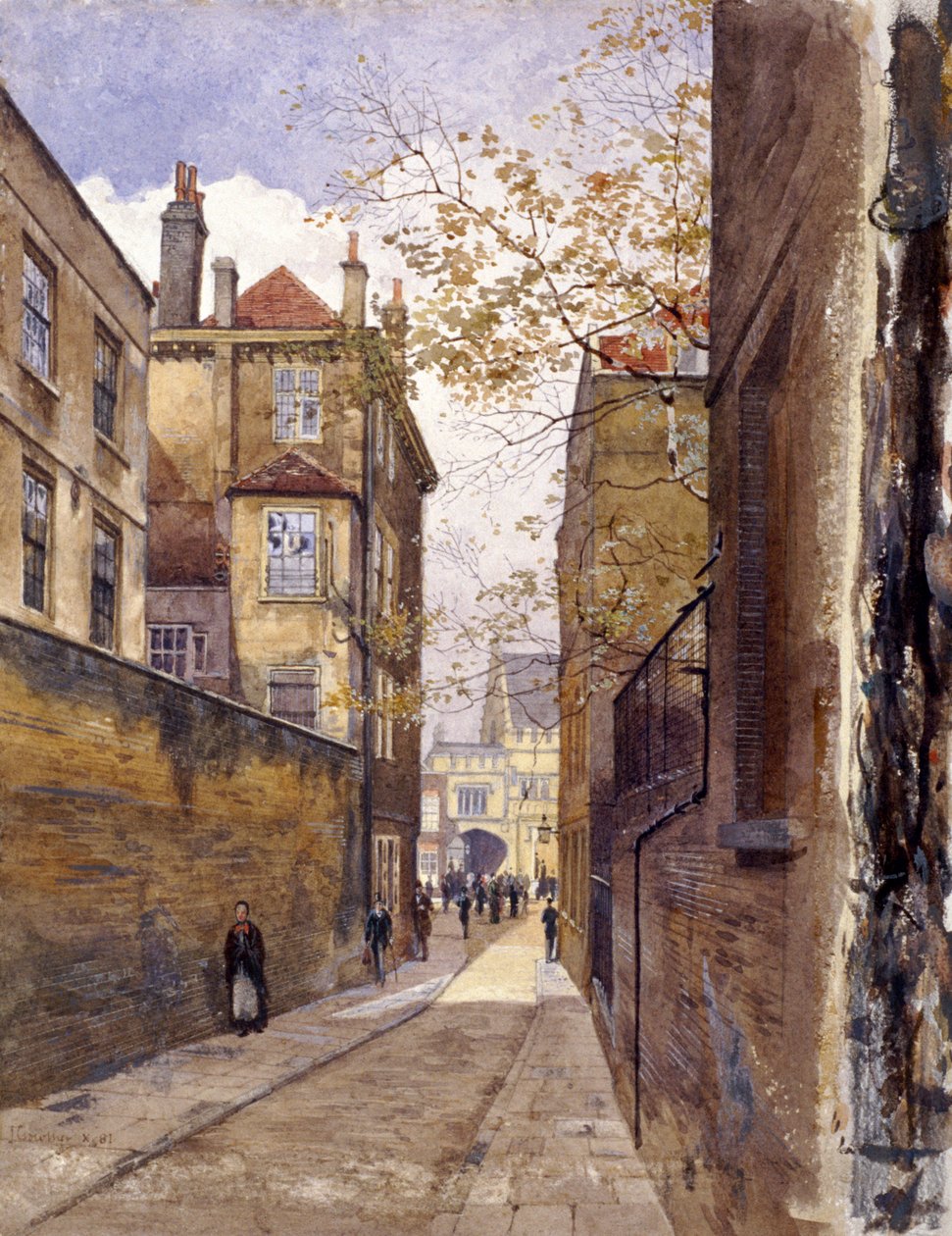 Publiczny Urząd Akt, Chancery Lane, Lane, 1881 autorstwa John Crowther