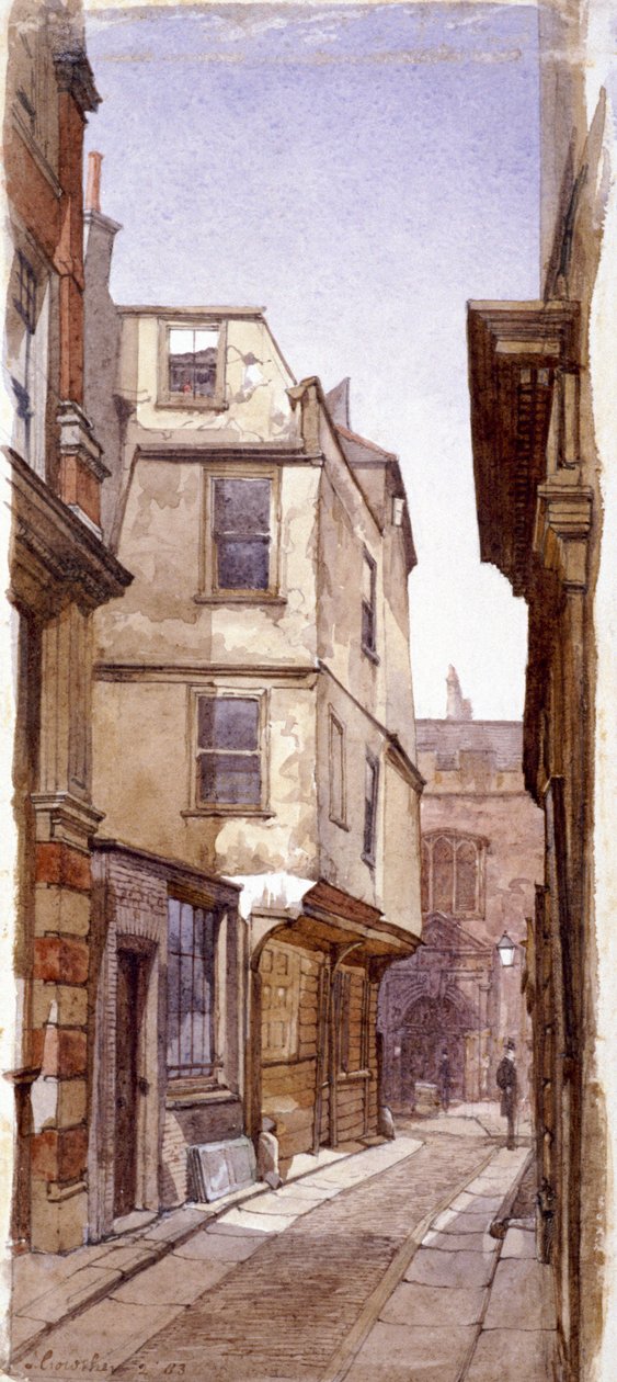 Rezydencja Ojca Anny Boleyn, Great St Helens, Londyn, 1883 autorstwa John Crowther