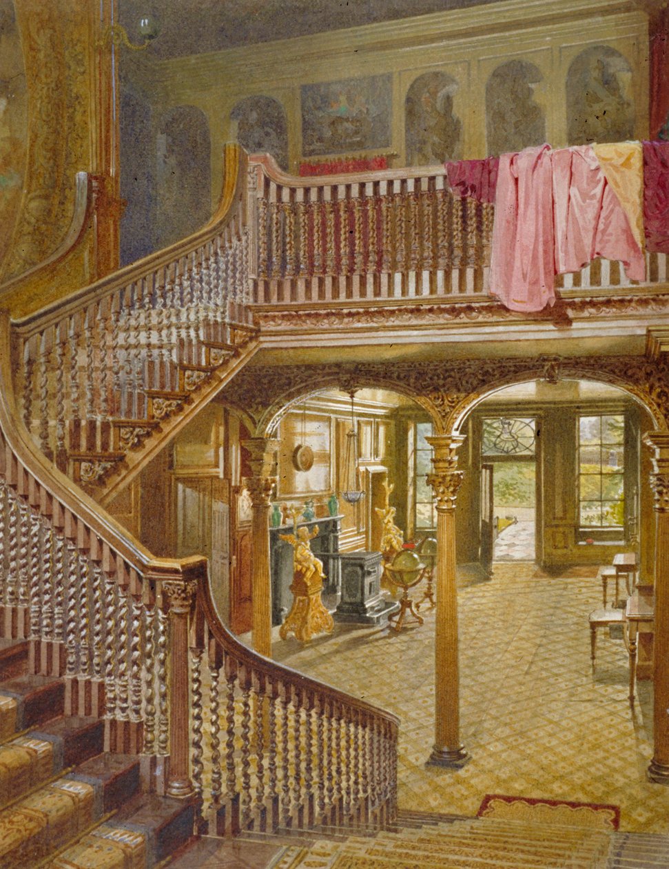 Schody w Wandsworth Manor House, St John