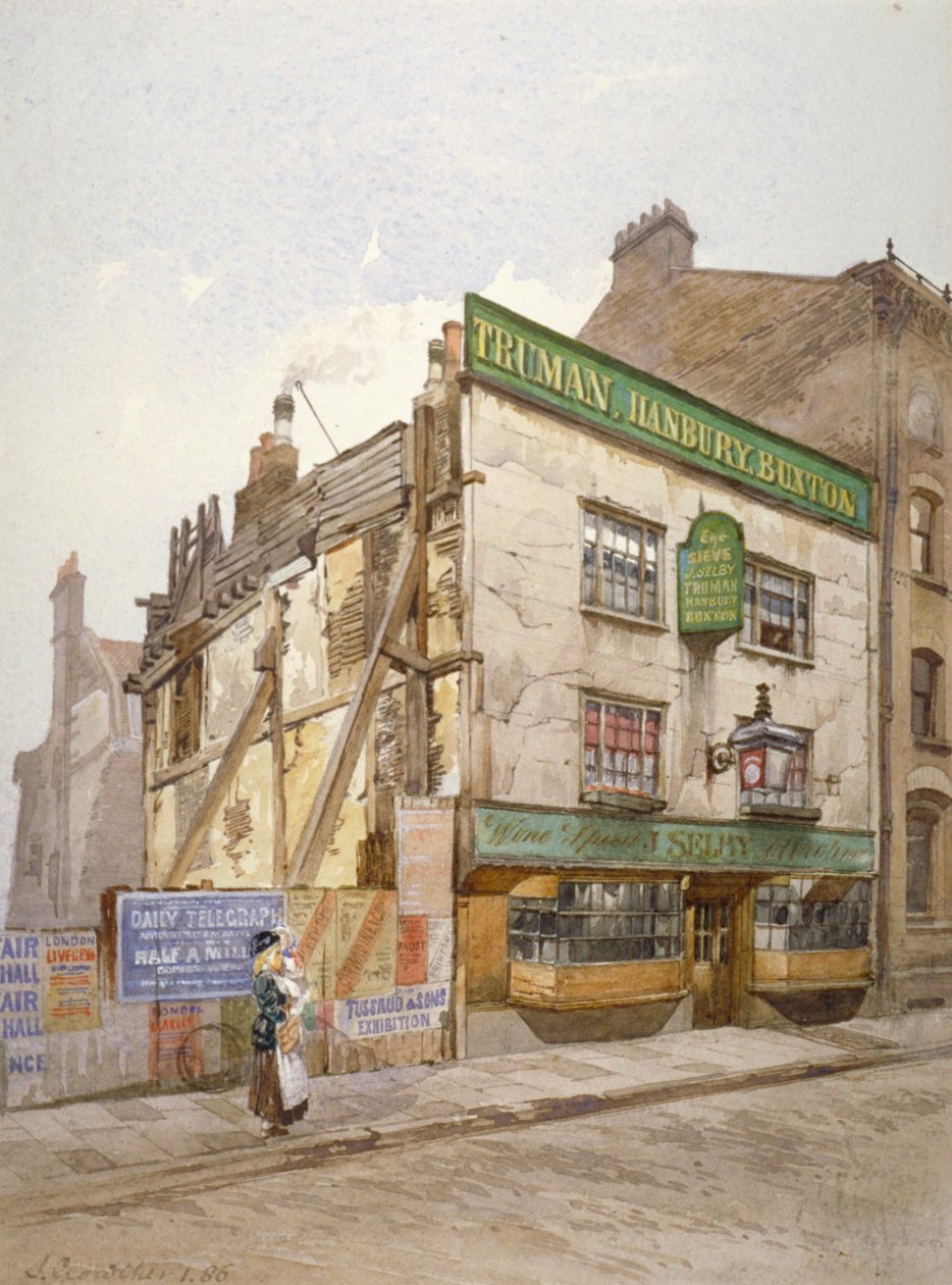 Dom publiczny Sieve, Church Street, Minories, Londyn, 1886 autorstwa John Crowther