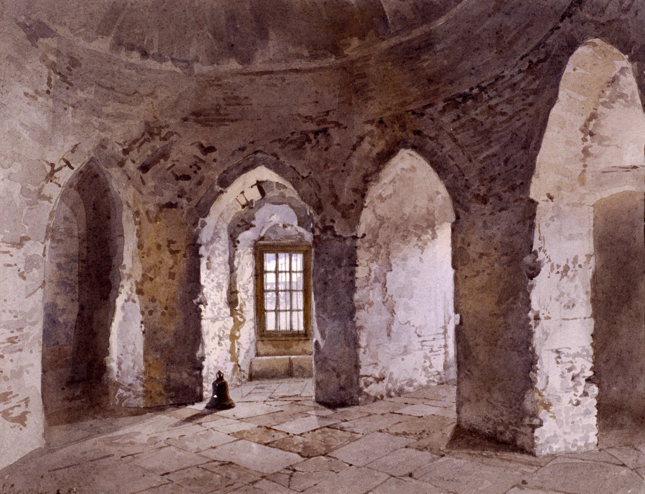 Tower of London, Londyn, 1883 autorstwa John Crowther