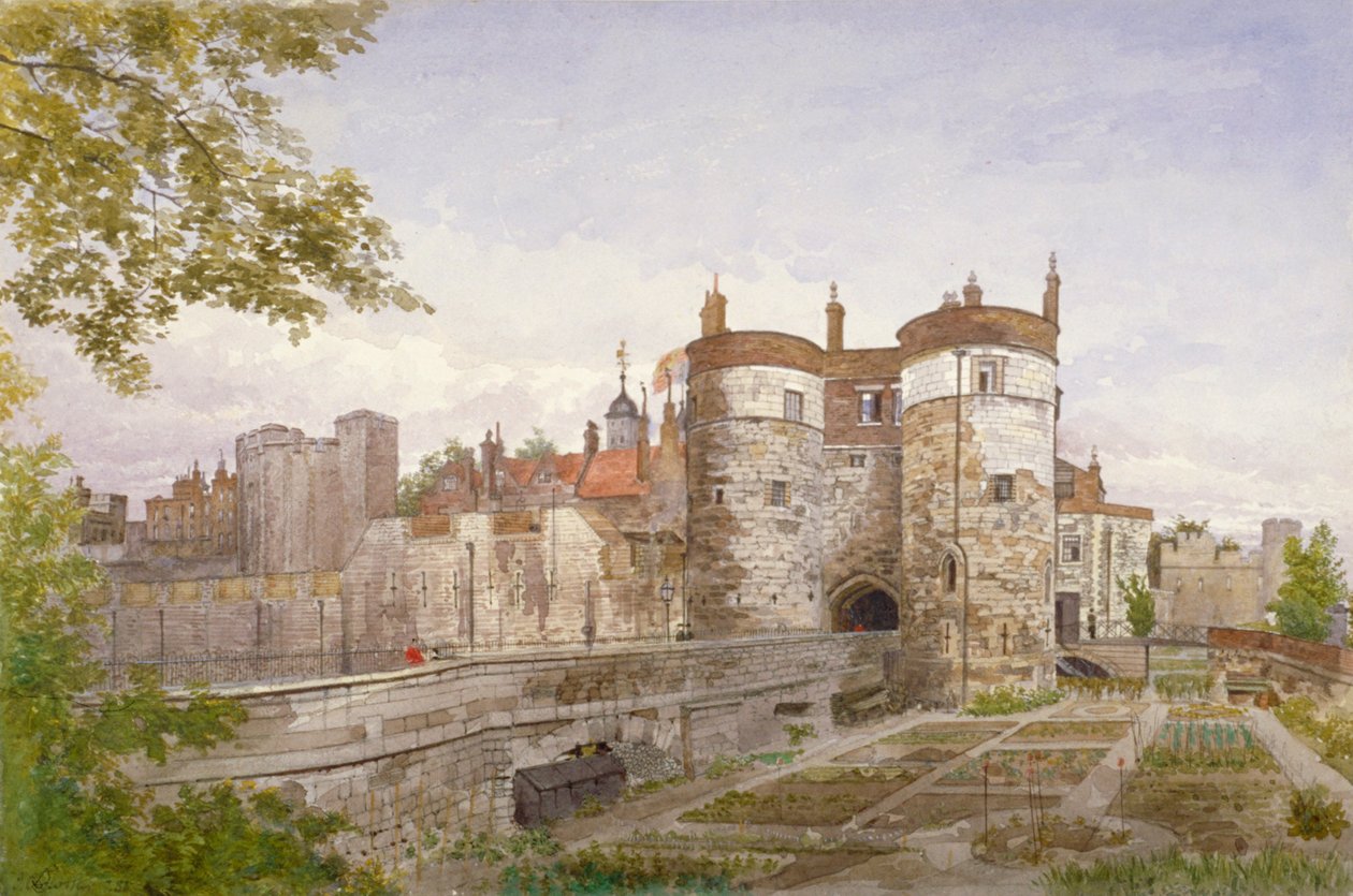 Tower of London, Stepney, Londyn, 1883 autorstwa John Crowther