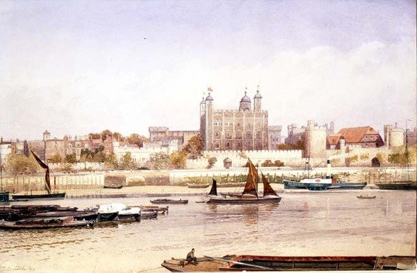 Tower of London z Southbank autorstwa John Crowther
