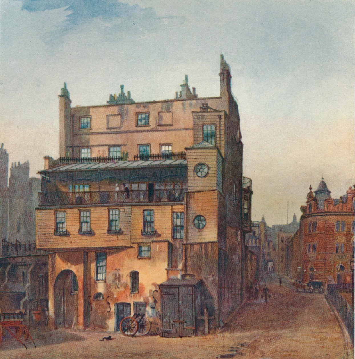 Widok domu, Cecil Street, Westminster, Londyn, 1882 autorstwa John Crowther