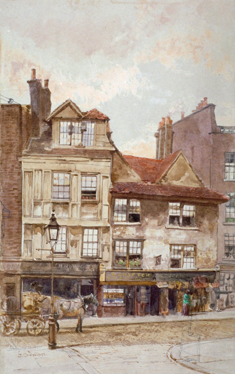 Widok nr 87-89 Drury Lane, Westminster, Londyn, c1880 autorstwa John Crowther