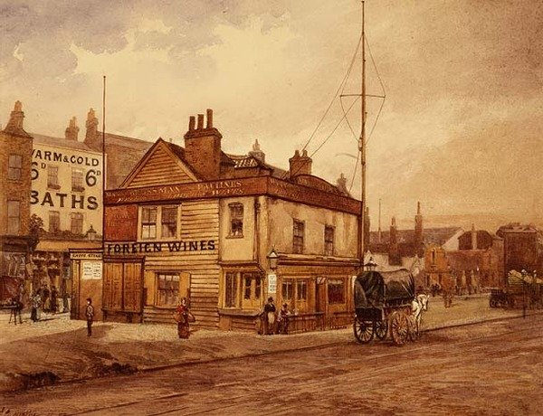 Vine Tavern, Mile End Road autorstwa John Crowther
