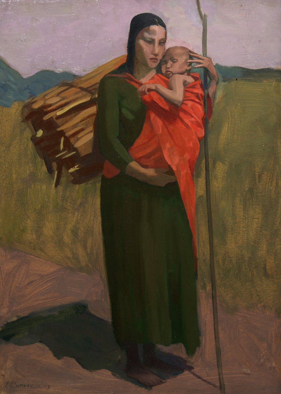 Irlandzka wieśniaczka autorstwa John Currie