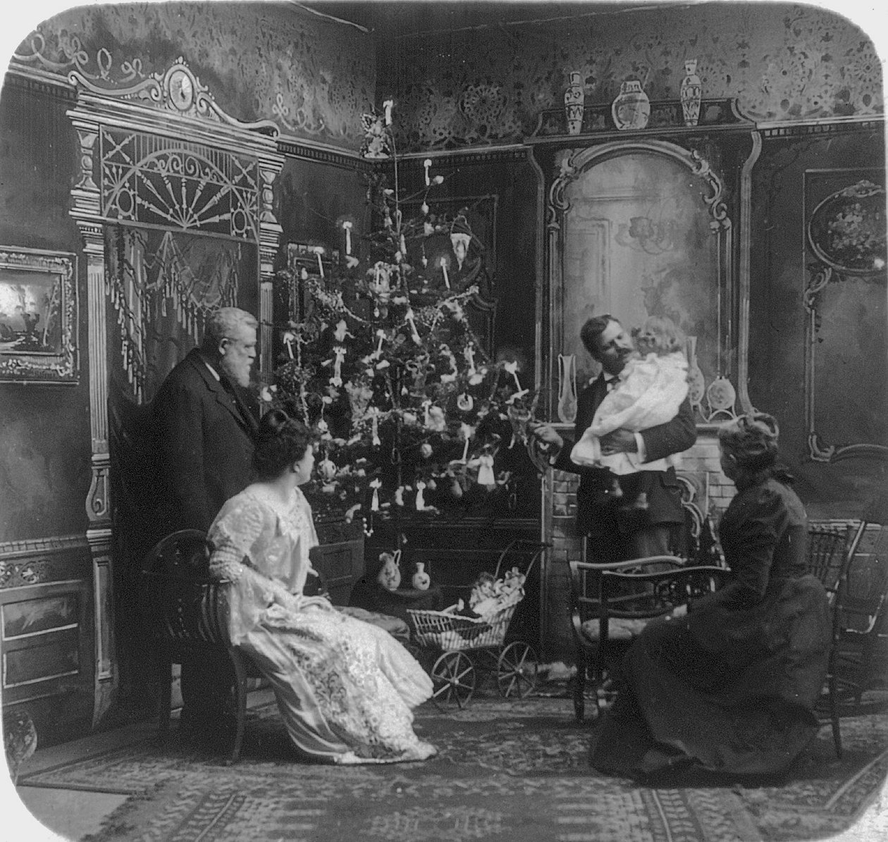 Czym jest dom bez miłości?, ok. 1900 (zdjęcie czarno-białe) autorstwa John D. Cress