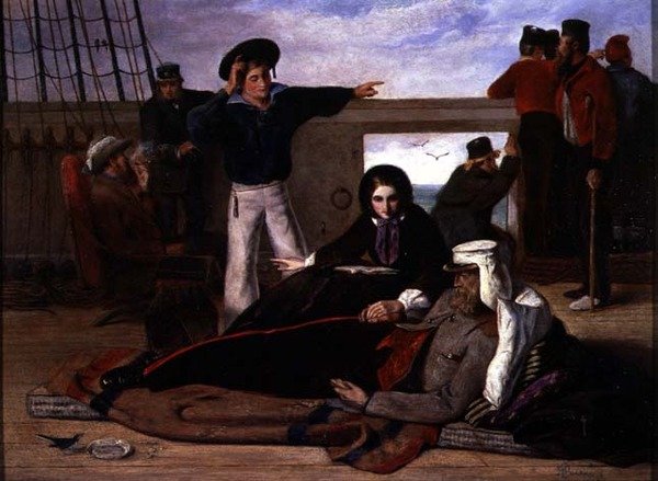 Zbliża się do domu, 1858 autorstwa John Dalbiac Luard
