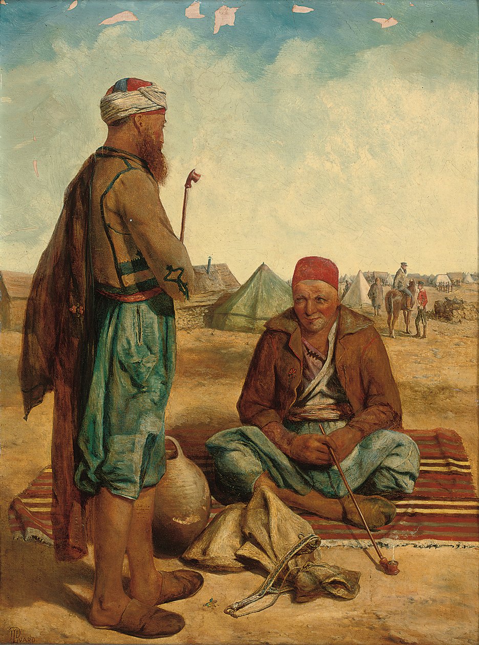Palacze, 1856 autorstwa John Dalbiac Luard