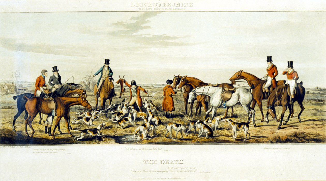 Śmierć, The Leicestershires, grawerowane przez Henry