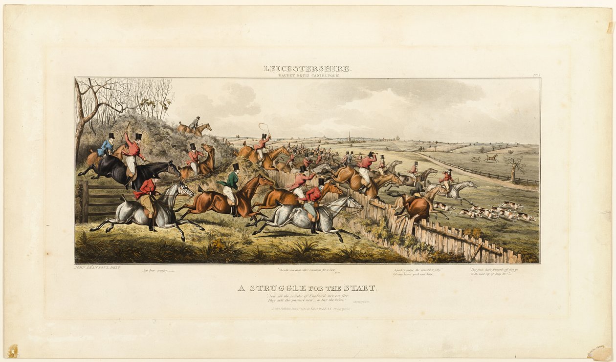Walka o początek, płyta pierwsza z polowania na Leicestershire autorstwa John Dean Paul