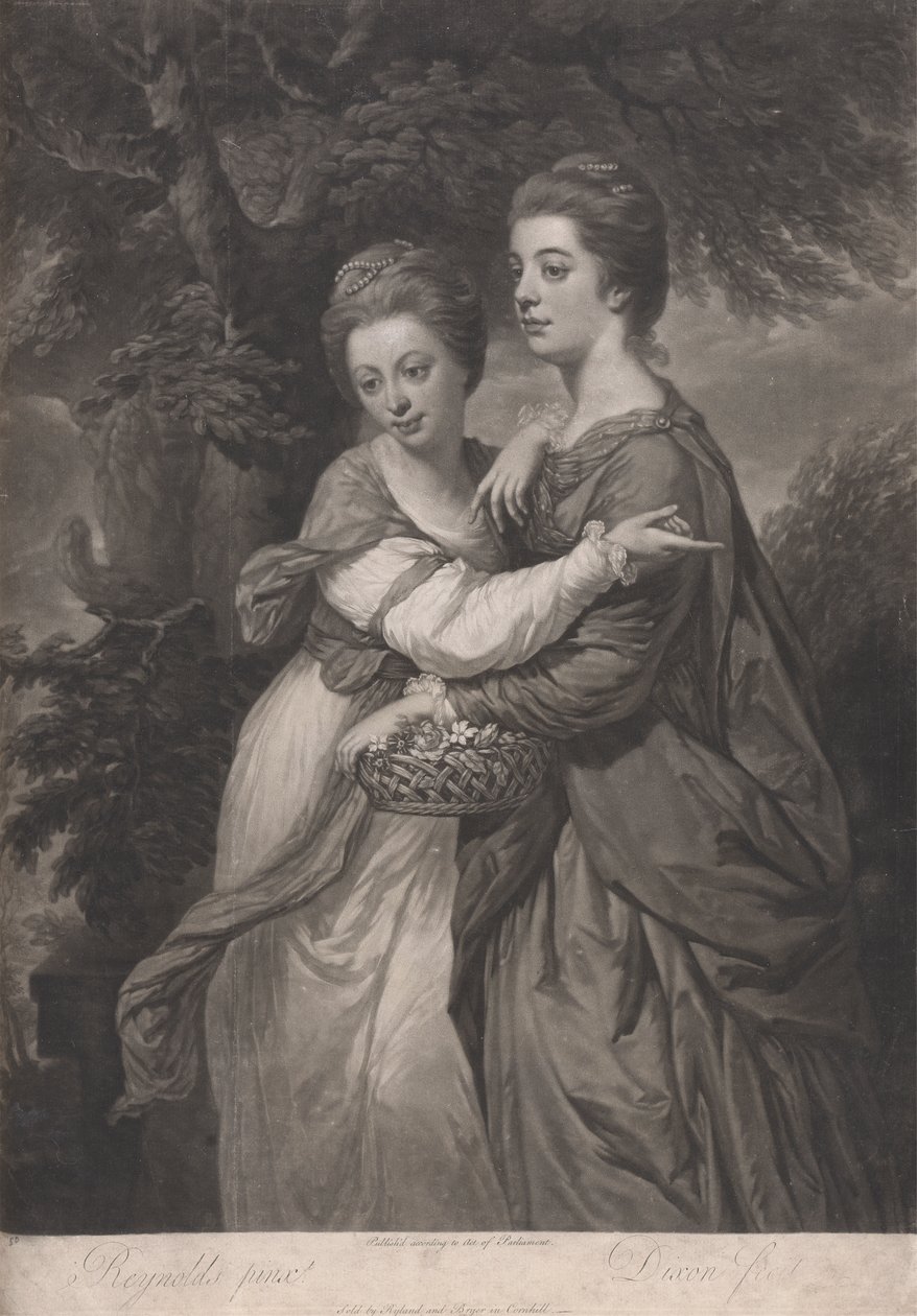 Elżbieta i Emma Crewe autorstwa John Dixon