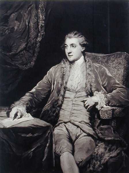 Portret księcia Leinster (1722-73) (lito) autorstwa John Dixon