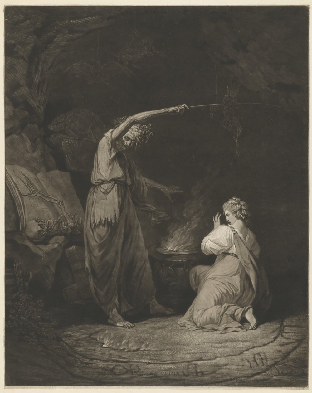 Zaklęcie autorstwa John Dixon after John Hamilton Mortimer