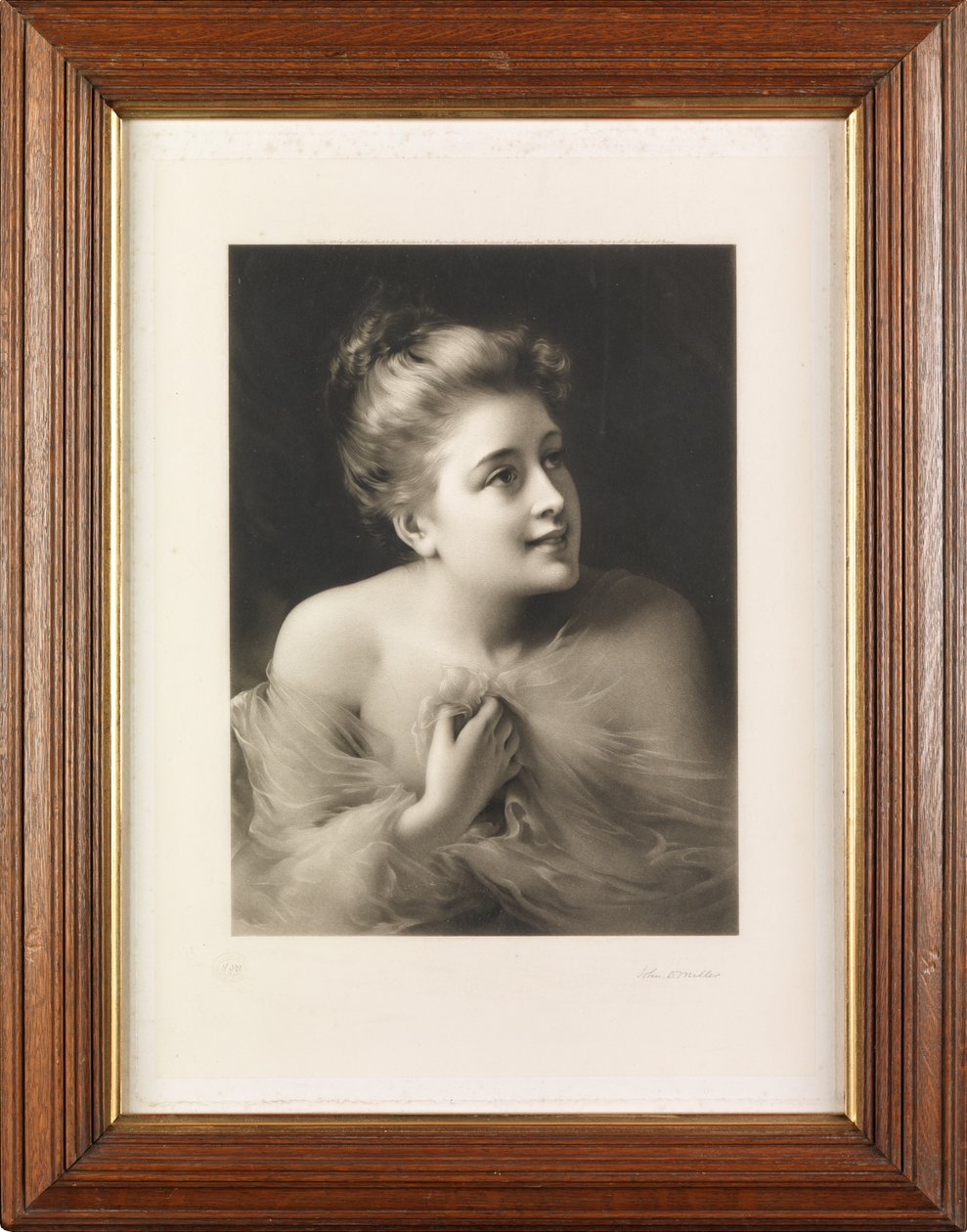 Niespodzianka (mezzotinta) autorstwa John Douglas Miller