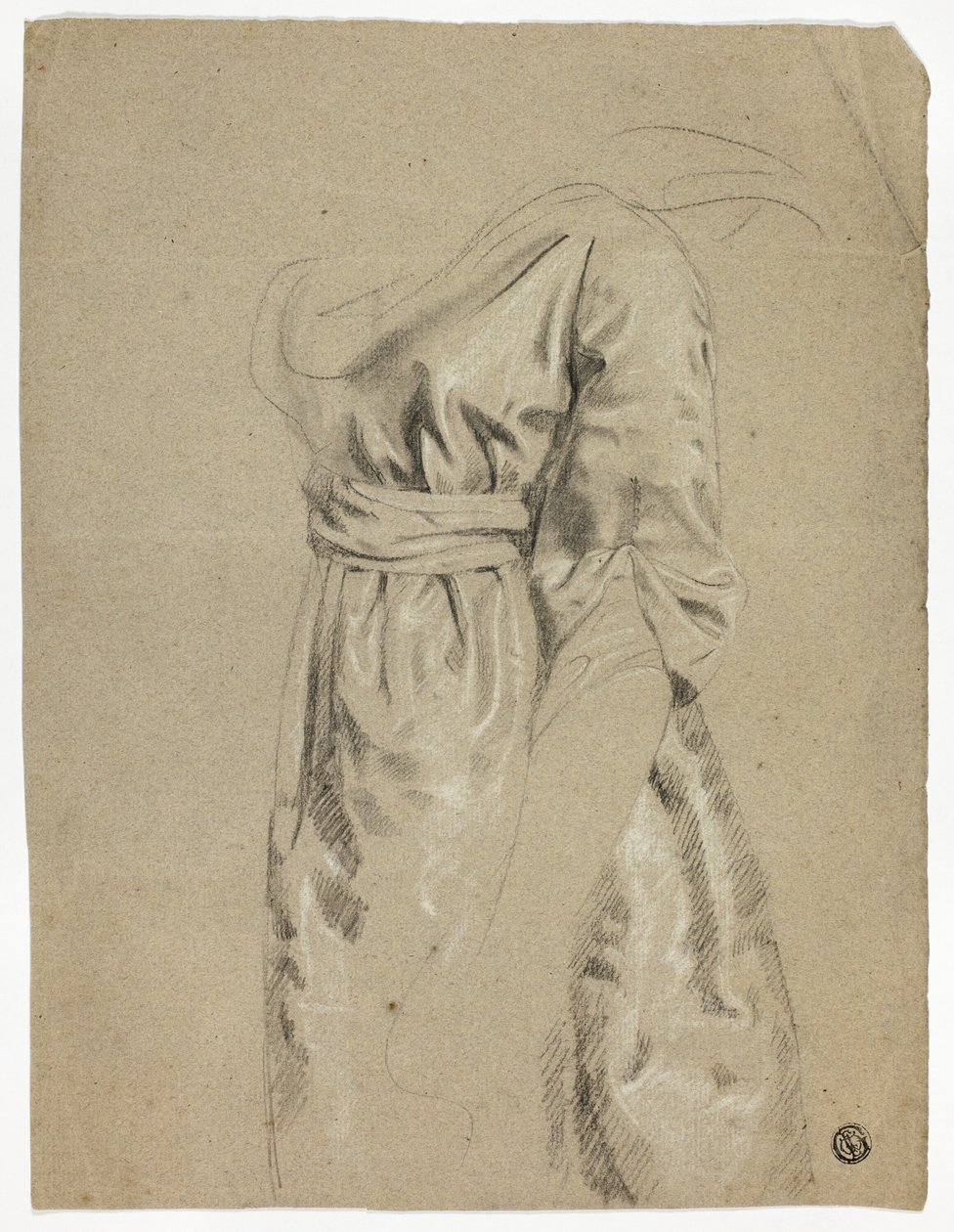 Suknia z wysokim stanem autorstwa John Downman