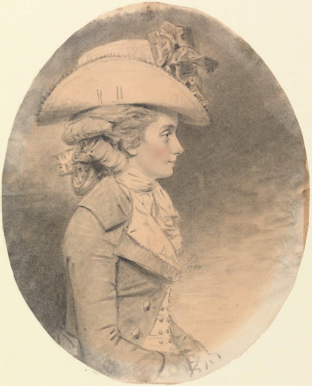 Sra. Ives de Cattonpolish autorstwa John Downman