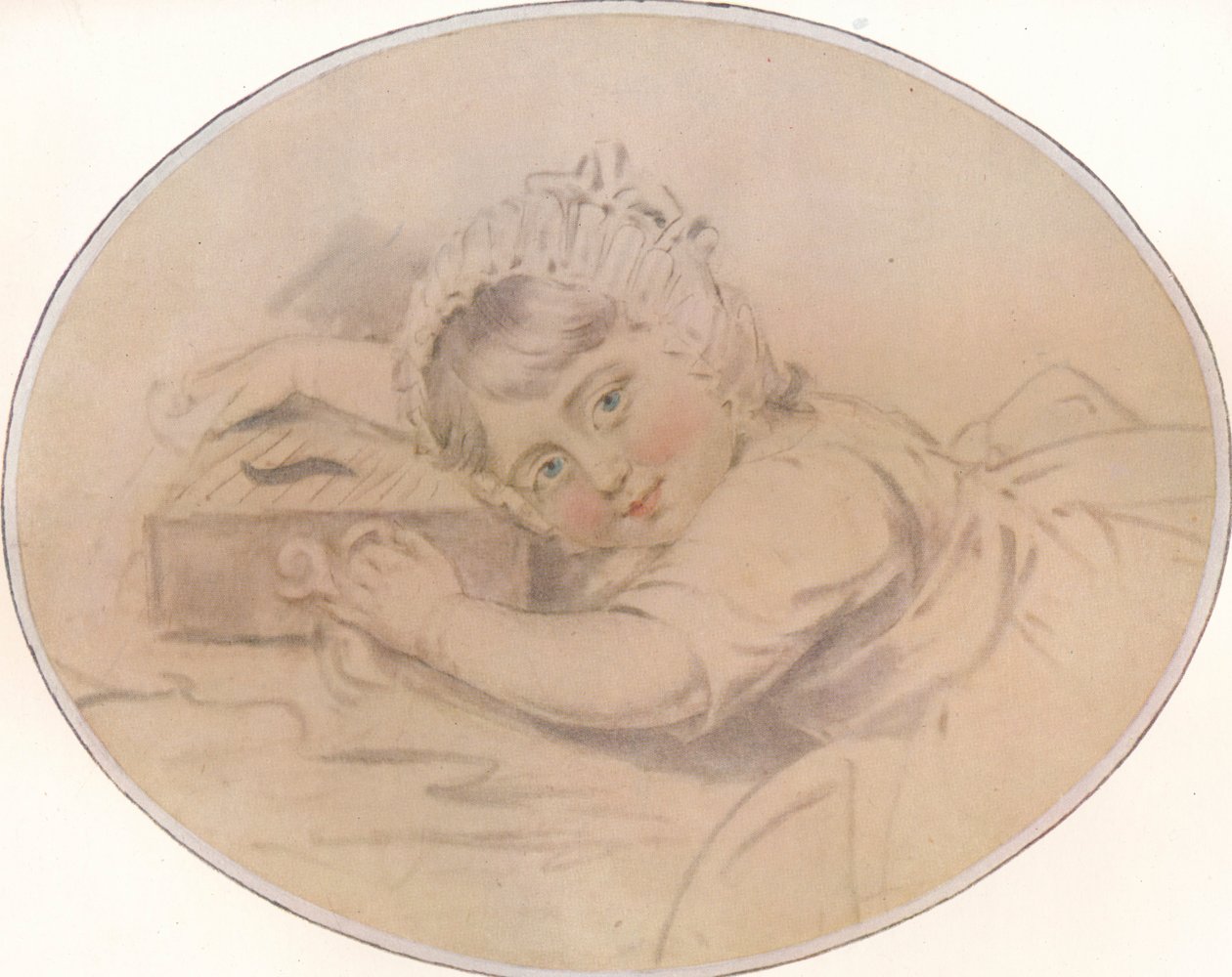 Portret Hon. Henry Burrell jako dziecko, 1784, 1917 autorstwa John Downman