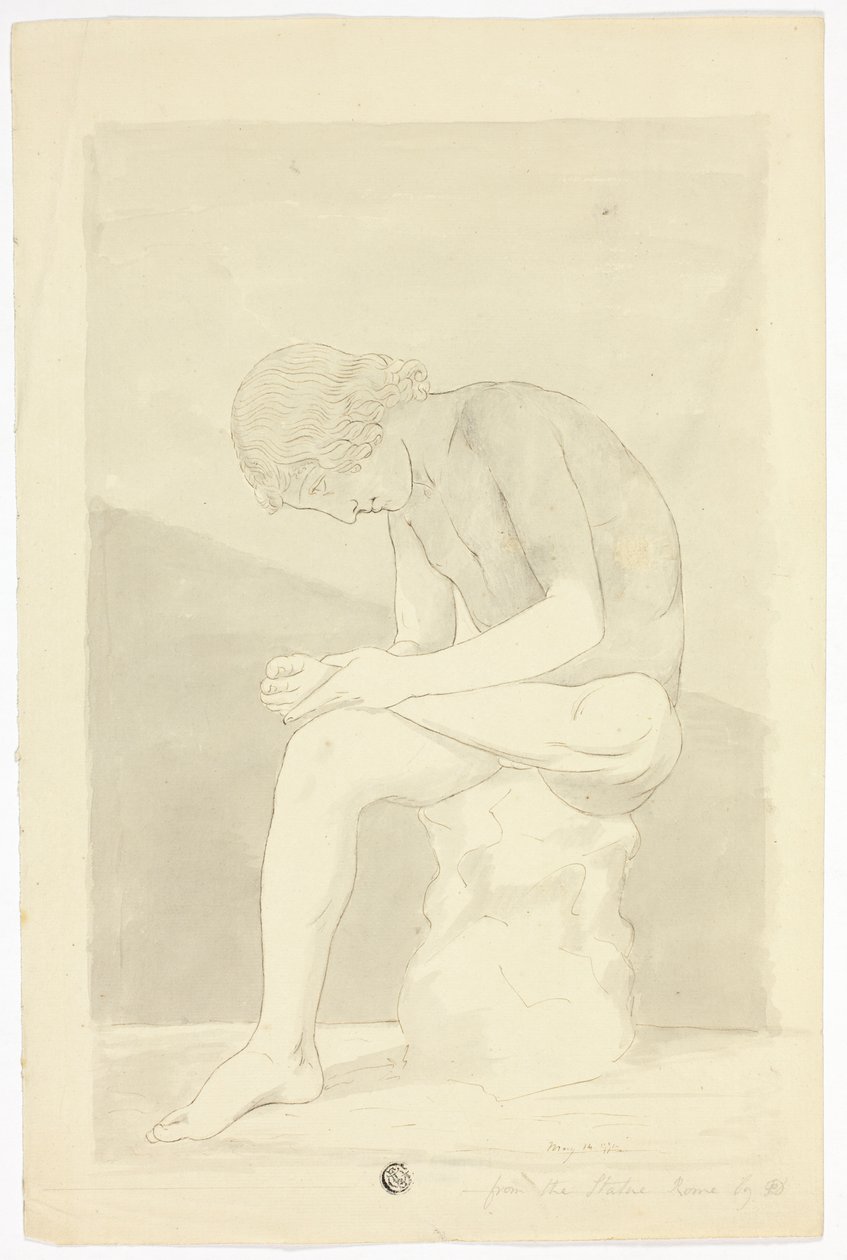Zbieracz Cierni (Lo Spinario) autorstwa John Downman
