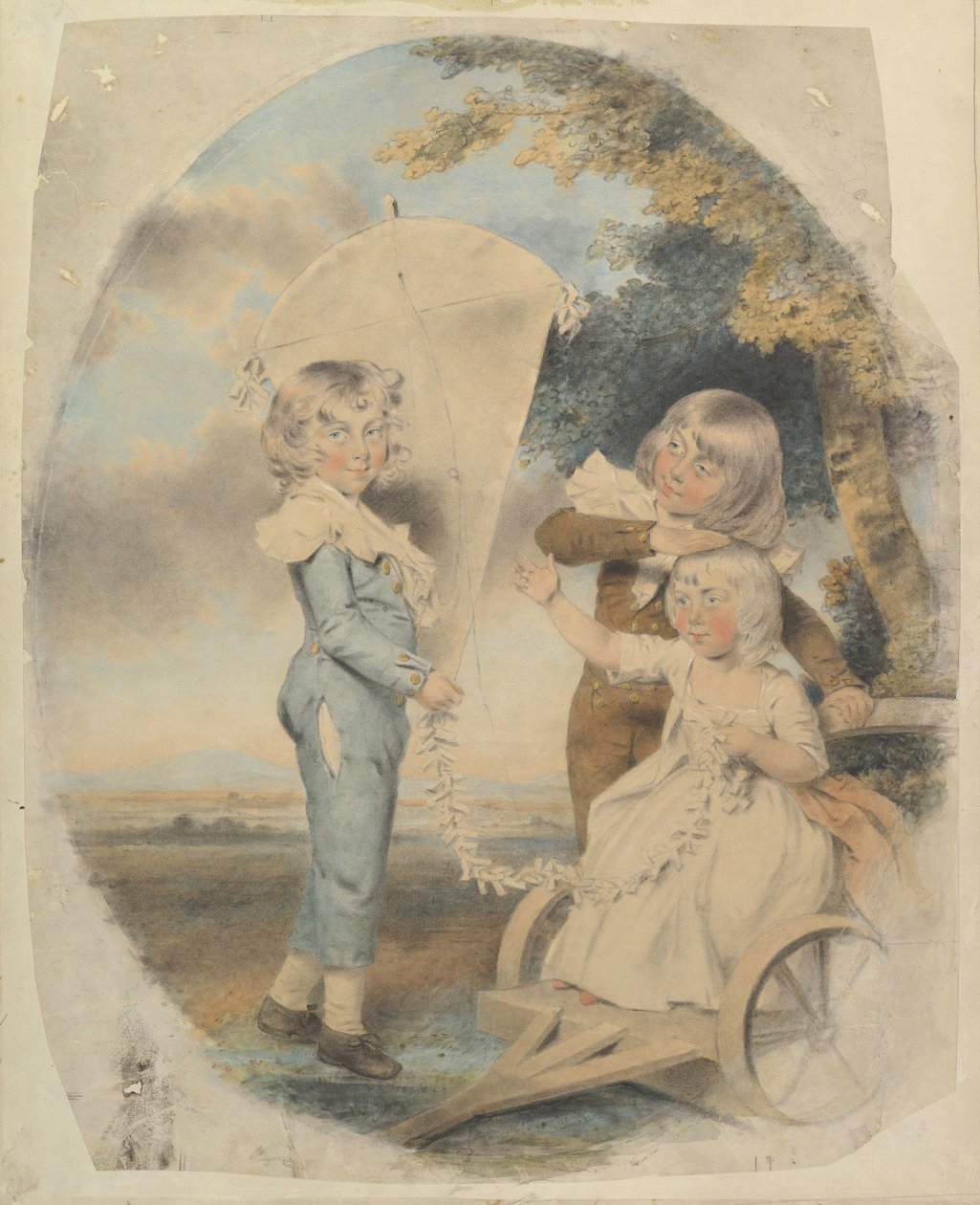 Dzieci Dysona, 1787. autorstwa John Downman