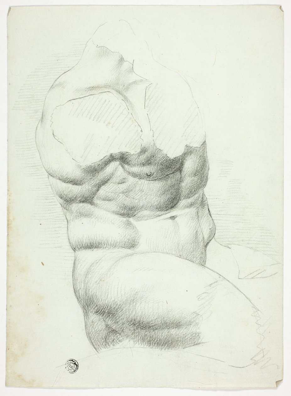 Tors starożytnego posągu autorstwa John Downman
