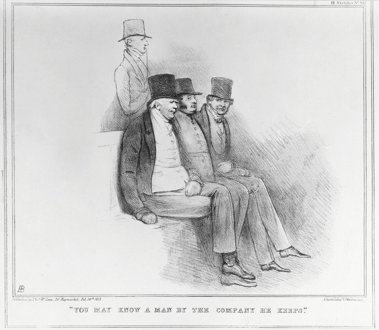 Możesz znać mężczyznę z firmy, którą prowadzi, 1833 autorstwa John Doyle