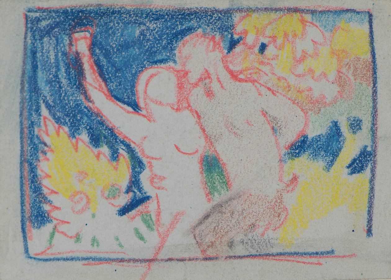 Bez tytułu [Faun] (ołówek) autorstwa John Duncan