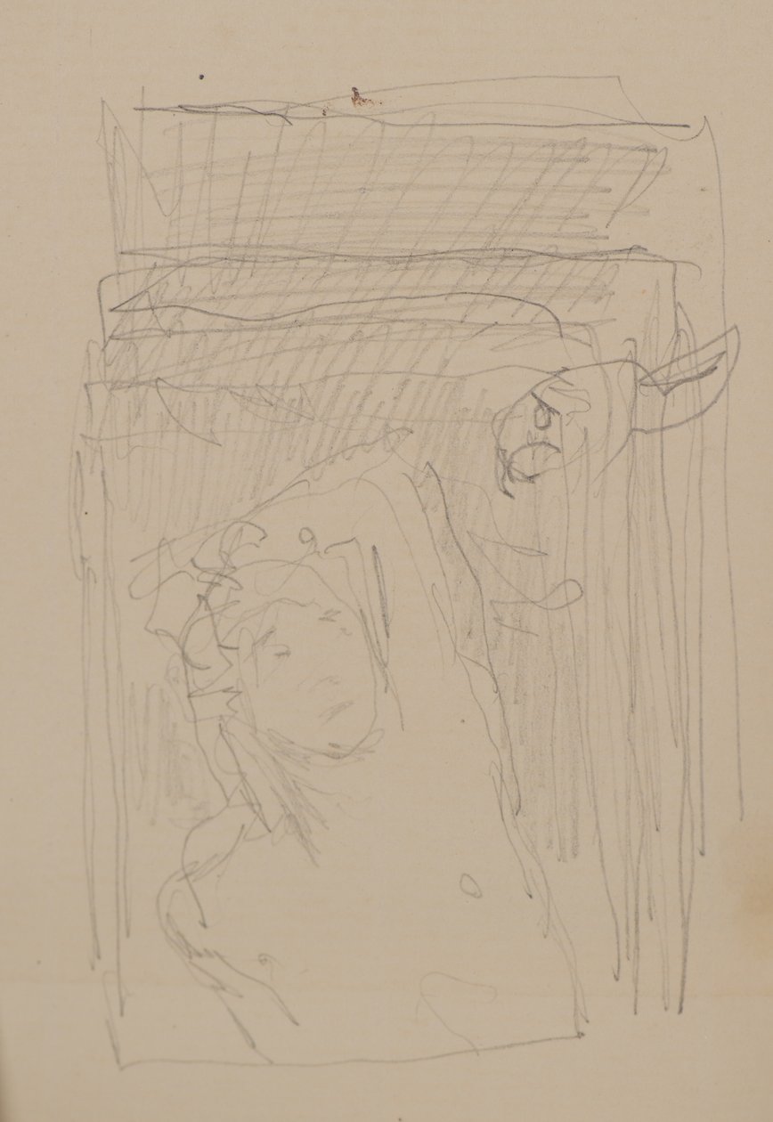 Bez tytułu [postać męska] (ołówek) autorstwa John Duncan