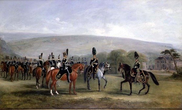 B Oddział 2. Kawalerii Yeomanry West Yorkshire autorstwa John E. Ferneley