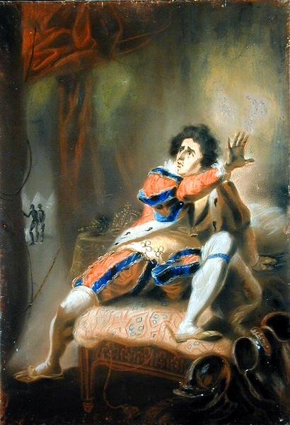 John Philip Kemble (1757-1823) - Ryszard III Szekspira (pastel na welinie) autorstwa John Eckstein