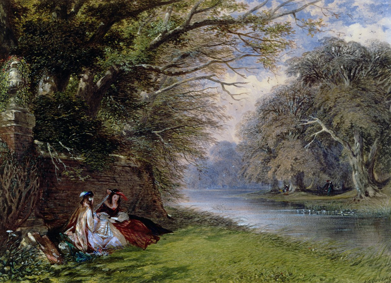 Jaunos damos prie upėspolio autorstwa John Edmund Buckley