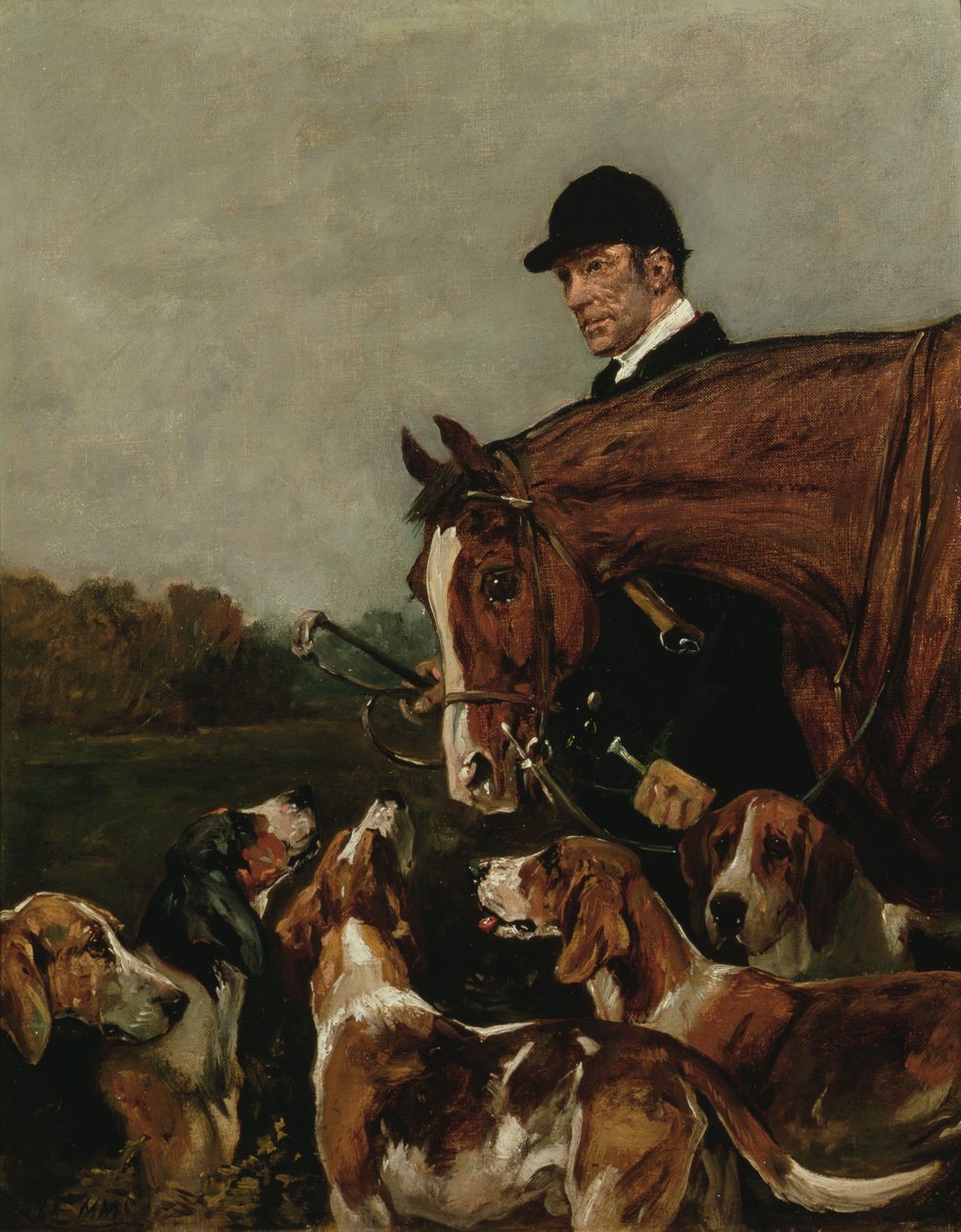 George Wateridge, Łowca Buckhounds z New Forest autorstwa John Emms