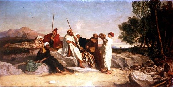 Więźniowie arabscy autorstwa John Evan Hodgson