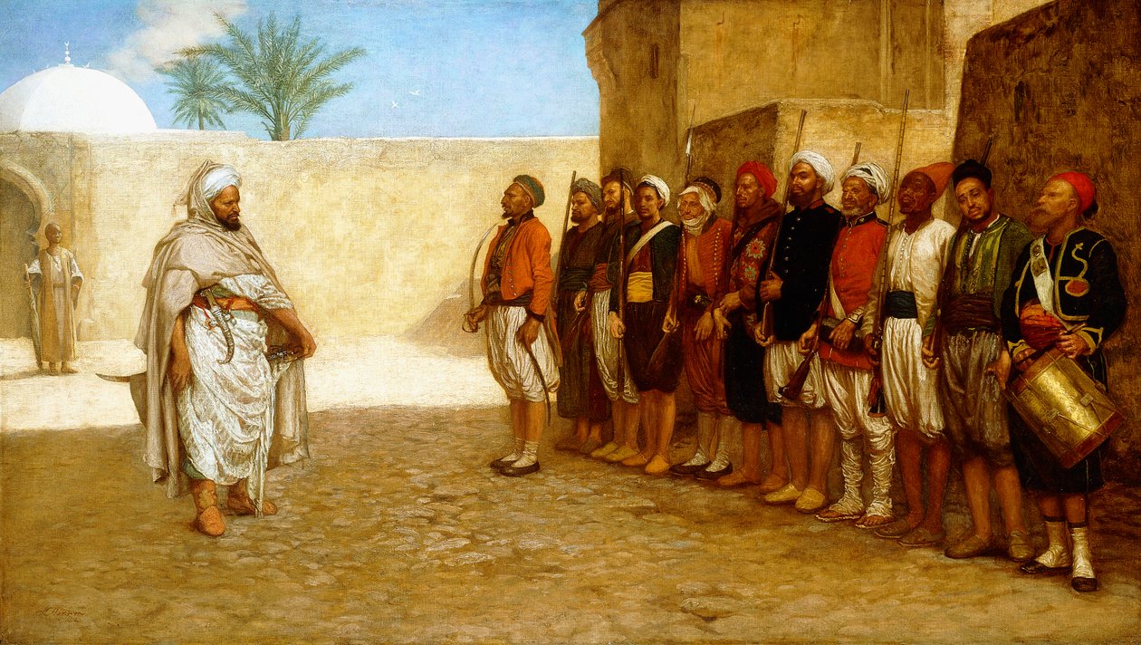 Reorganizacja armii w Maroku, 1872 autorstwa John Evan Hodgson