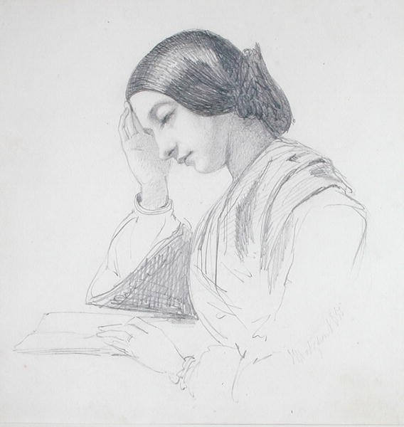 Głowa dziewczyny autorstwa John Evan Hodgson