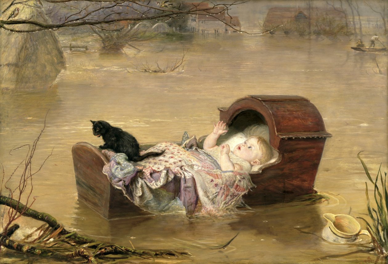 Powódź autorstwa John Everett Millais