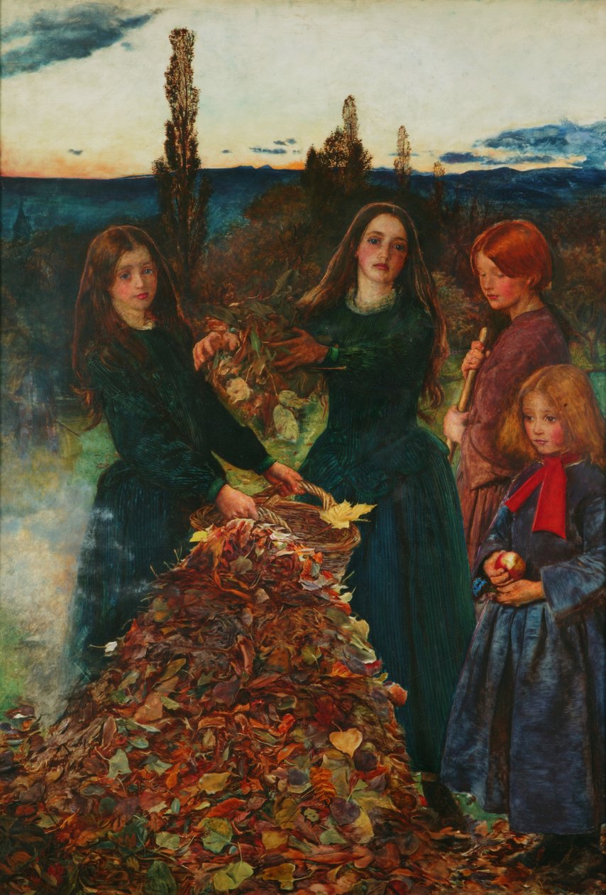 Jesienne liście autorstwa John Everett Millais