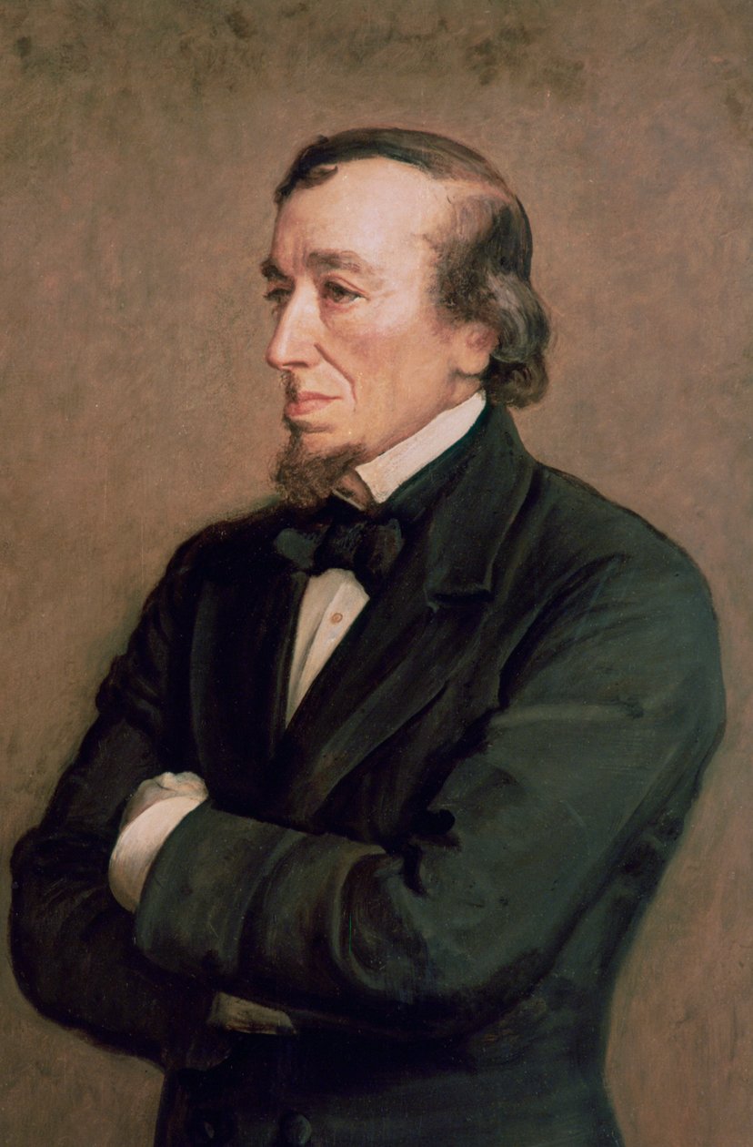 Benjamin Disraeli, hrabia Beaconsfield, detal, 1881 autorstwa John Everett Millais