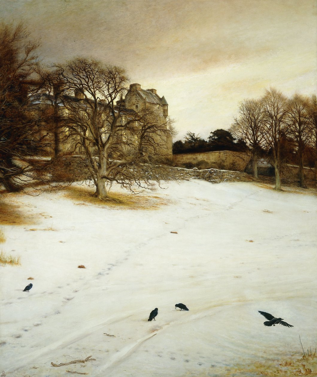 Wigilia, 1887, 1887 autorstwa John Everett Millais