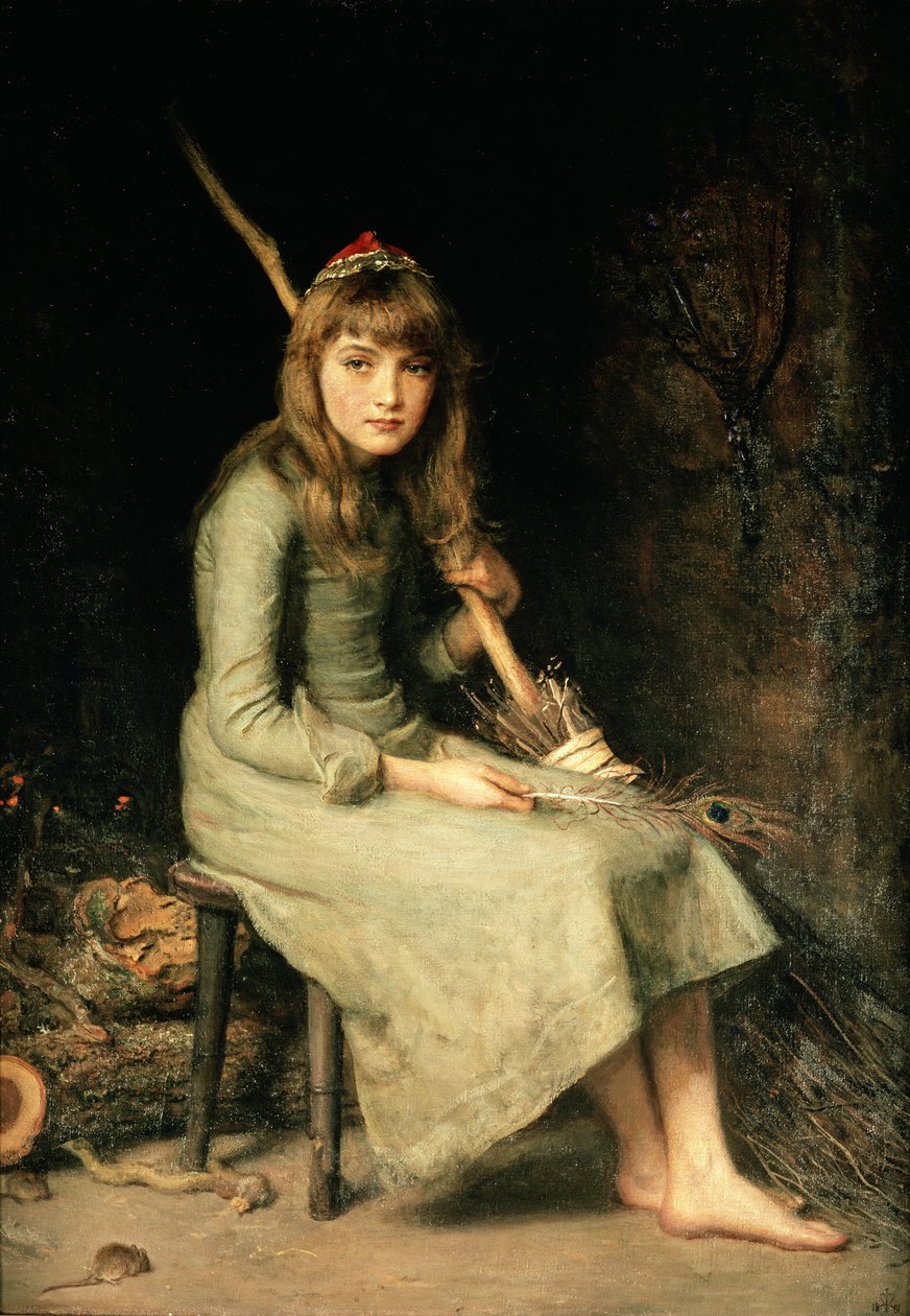 Kopciuszek, 1881 autorstwa John Everett Millais