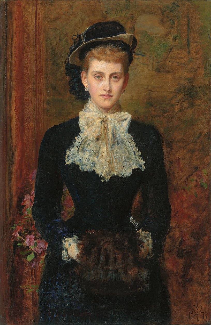Hrabina de Pourtales, była pani, 1876 autorstwa John Everett Millais