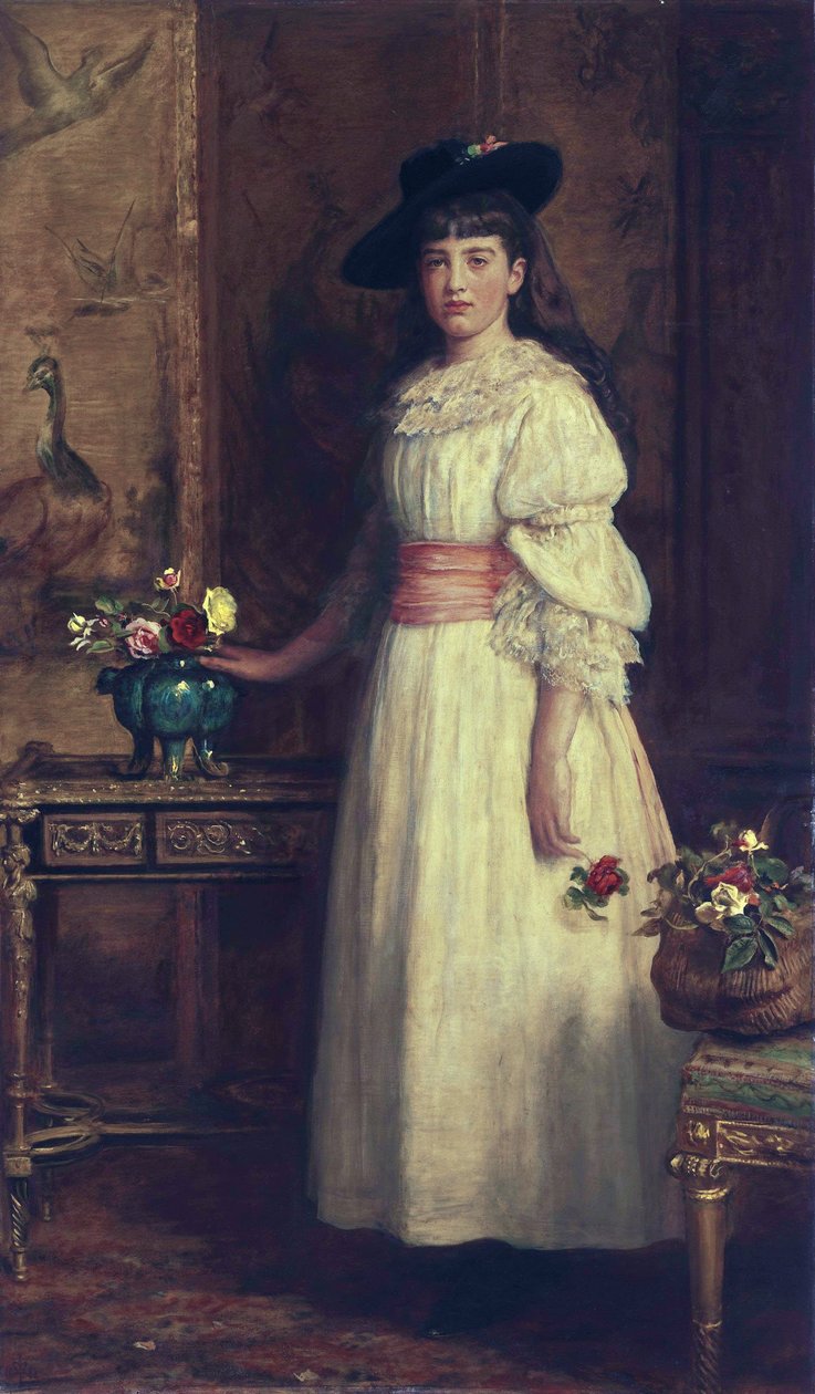 Gertrude Vanderbilt Whitney autorstwa Johna Everetta Millaisa (1829-1896) autorstwa John Everett Millais