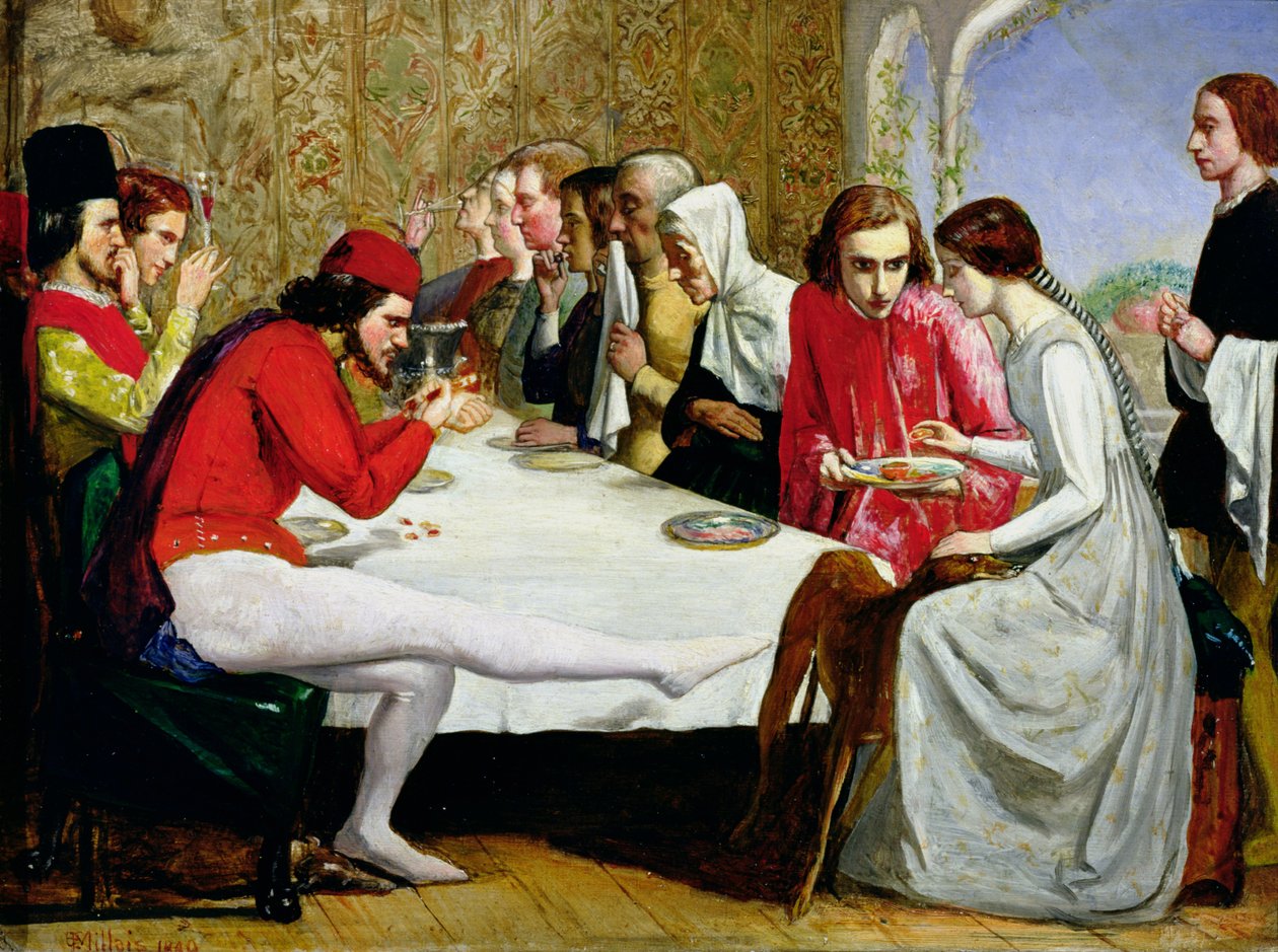 Lorenzo i Izabela, 1849 autorstwa John Everett Millais
