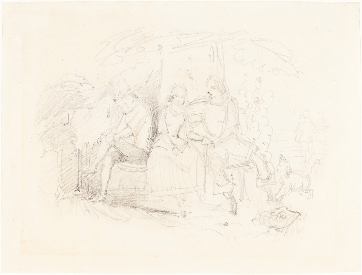 Kochankowie pod drzewem autorstwa John Everett Millais