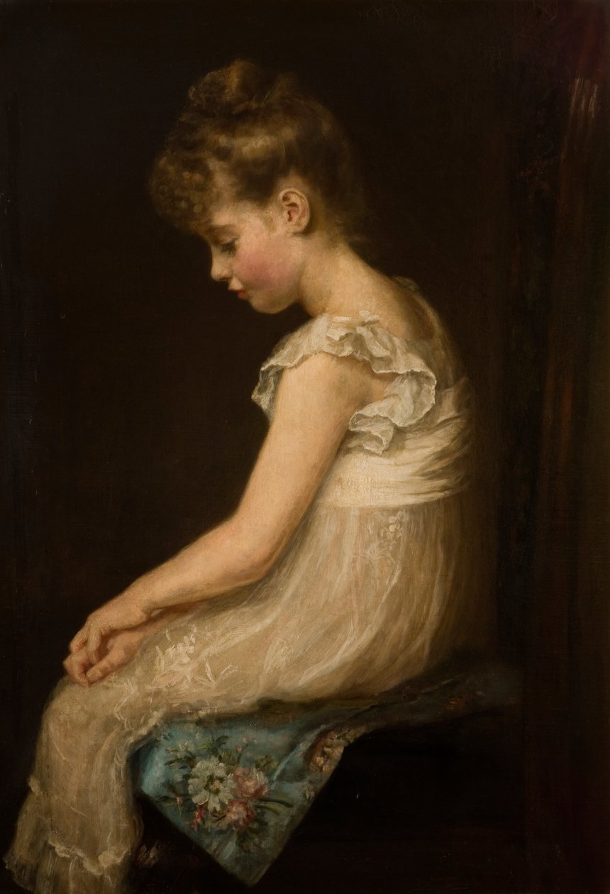 Medytacja, 1879 autorstwa John Everett Millais