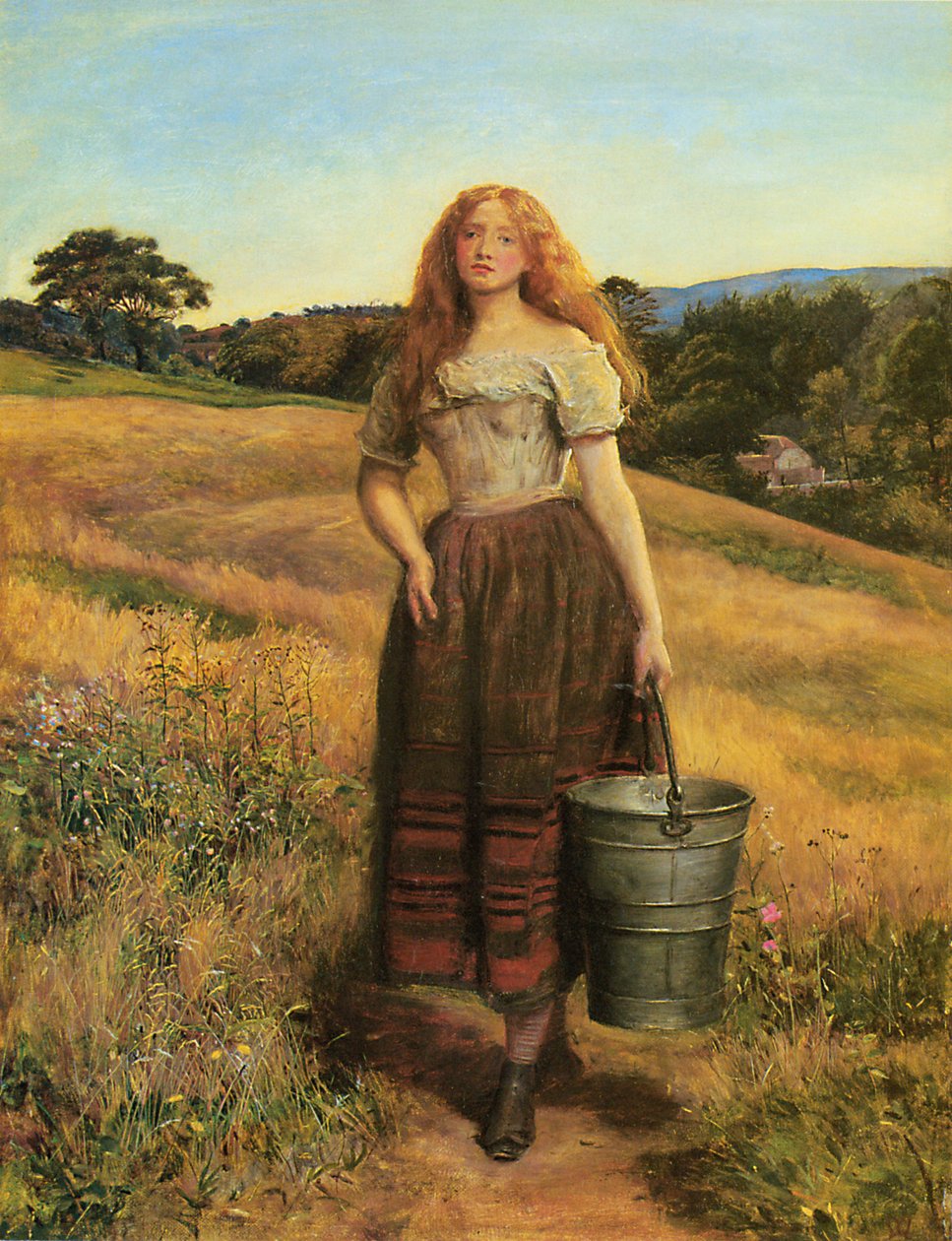 Millais rolnik - córka autorstwa John Everett Millais