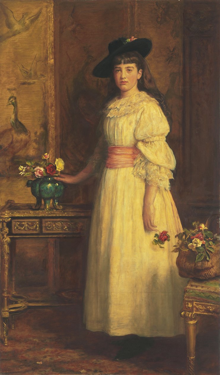 Panna Gertruda Vanderbilt, 1888 r. autorstwa John Everett Millais