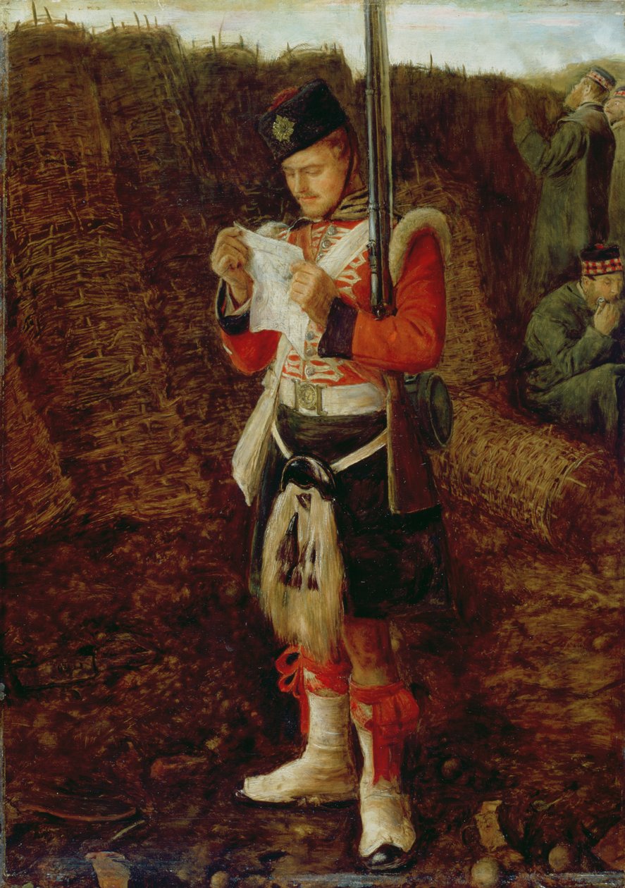 Wiadomości z domu, 1856-57 autorstwa John Everett Millais